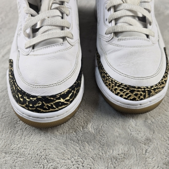 Nike Air Jordan Spizike Low White-Black Gold Sz 11 [HJ9019-100] No Insoles